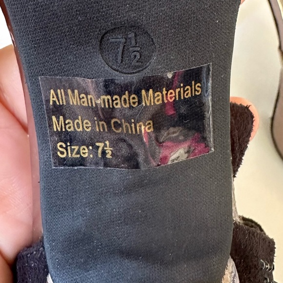 Diva Lounge Womens Metalic Platform Heel - Picture 11 of 12